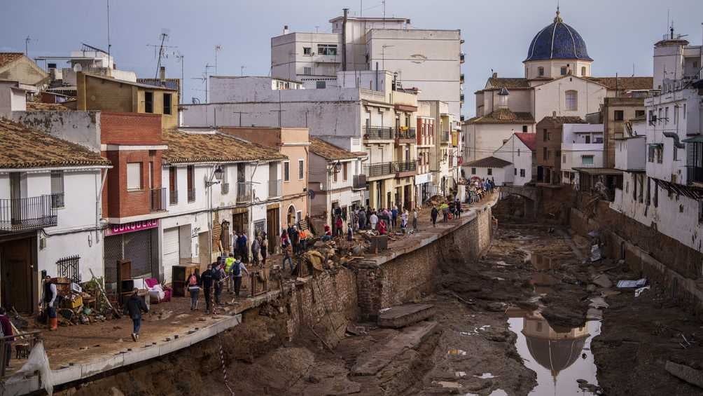 La DANA provocó lluvias e inundaciones en algunas zonas de Valencia. 