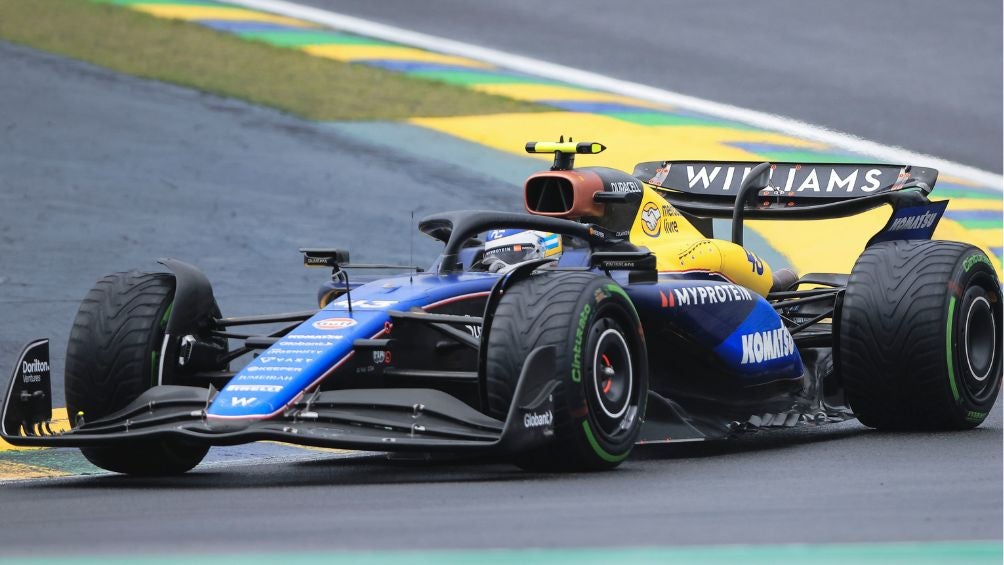 El Williams del argentino en el Circuito de Interlagos