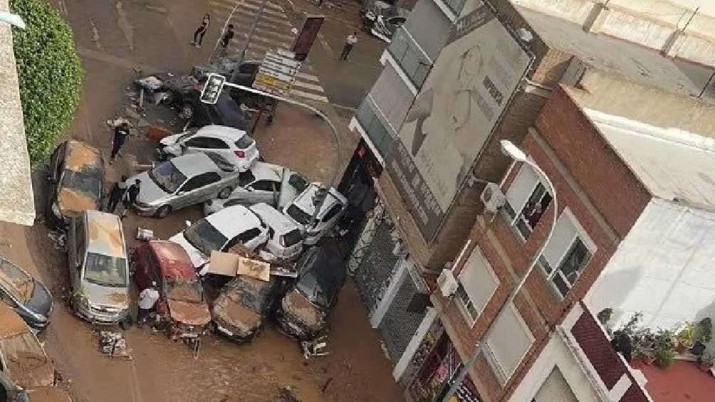 La DANA ahora provoca inundaciones en Barcelona, España