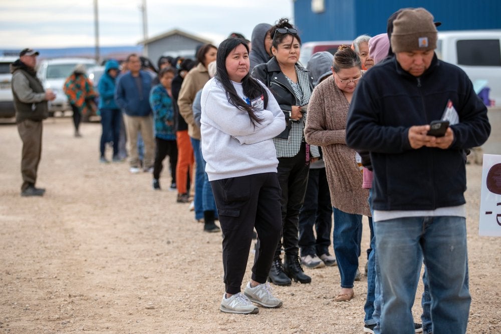 Los votantes están mirando lo que pasa en el frontera con México.