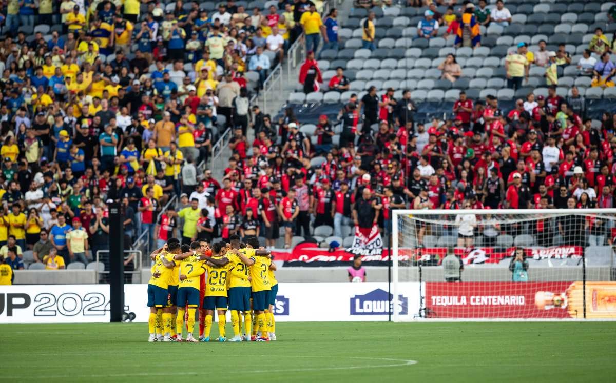 Partido entre América y Atlas en Leagues Cup