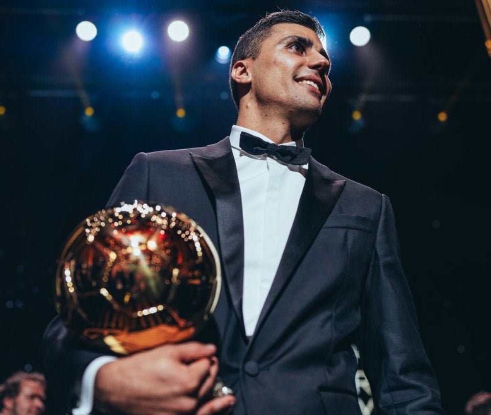 Rodri, ganador del Balón de Oro 2024