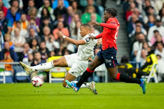 Mbappé no pudo anotar ante Osasuna