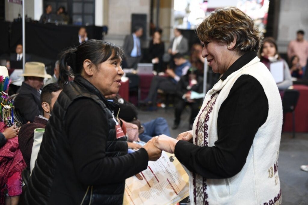 La gobernadora Delfina Gómez implementó más apoyos para los mexiquenses.