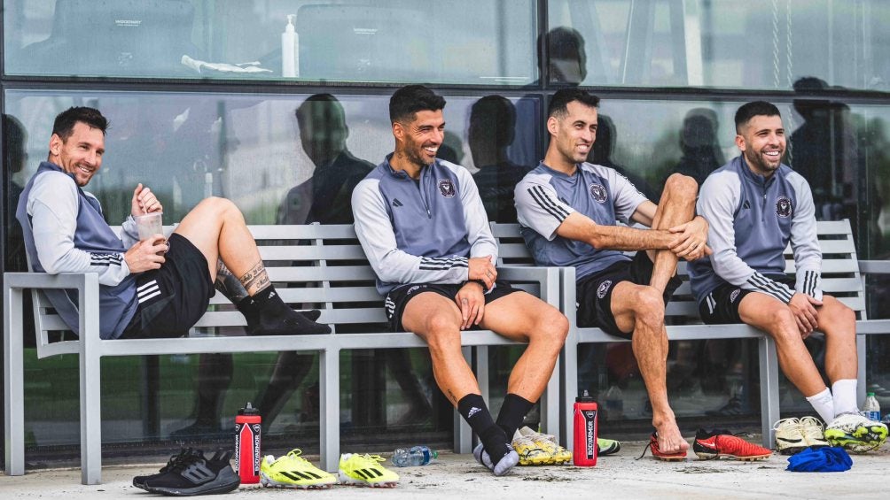 Messi, Suárez, Busquets y Alba en el Inter de Miami