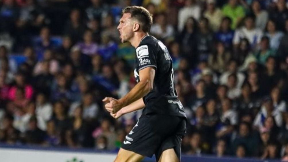 Nequecaur celebra su gol en el partido