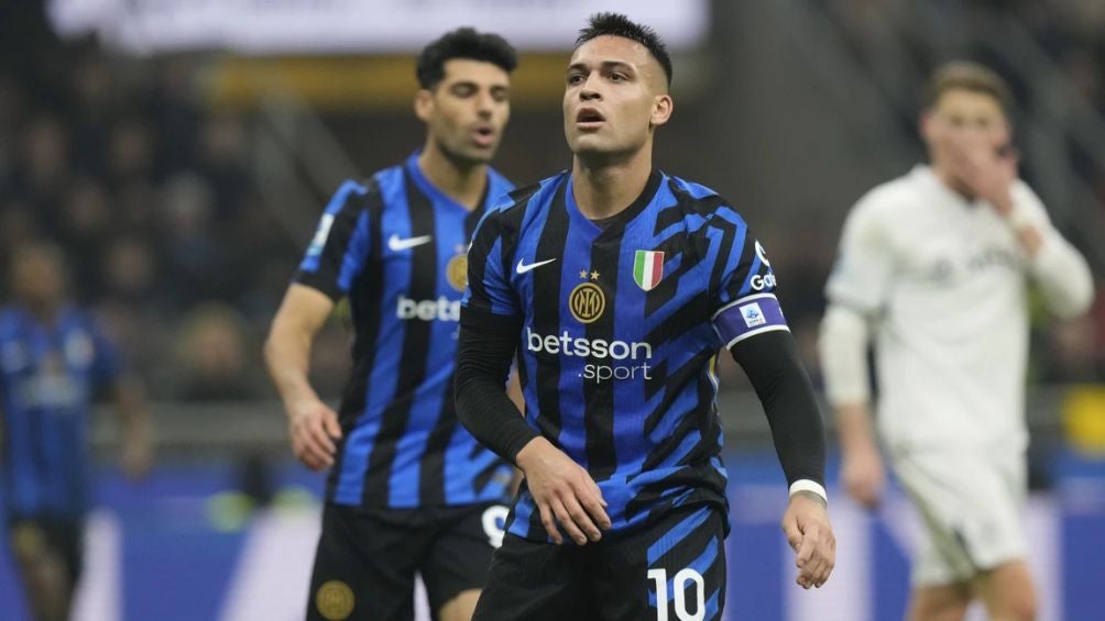 Lautaro Martínez con el Inter