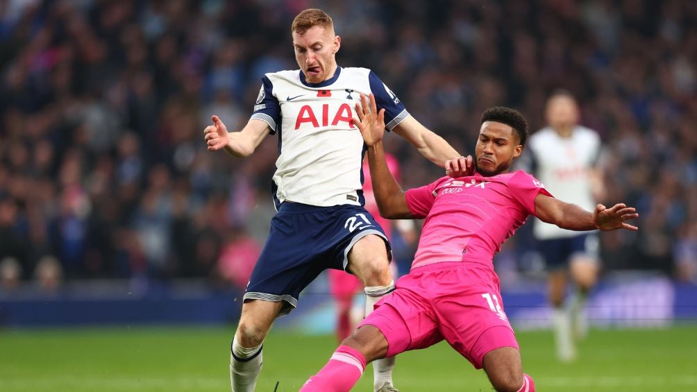 Kulusevski en el partido ante Ipswich Town