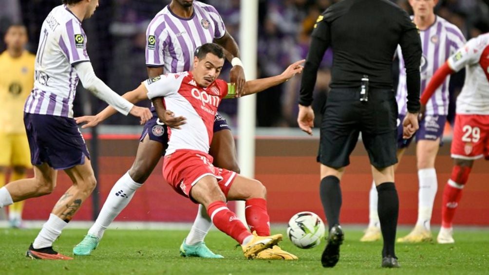 El francés durante un partido con Monaco