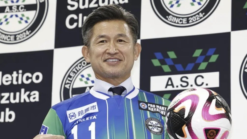 Kazu Miura, futbolista quien inspiró a Oliver Atom, continuará jugando a sus 58 años 