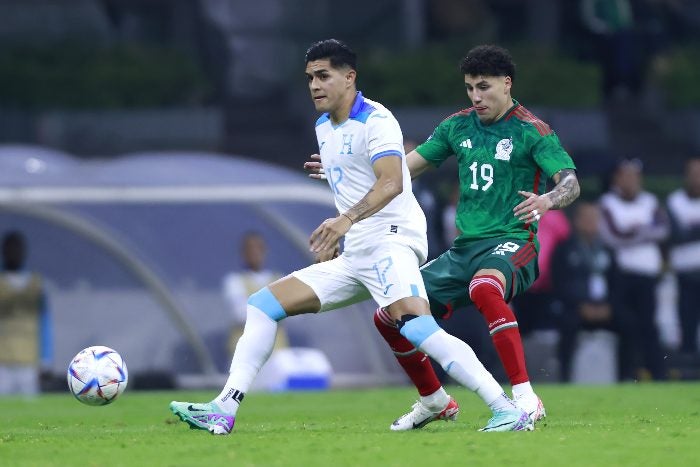 Luis Palma en un partido contra México en 2023