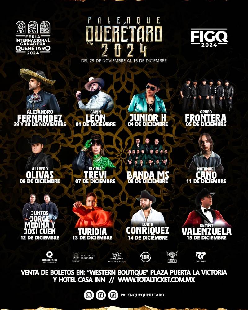 La mayoría de su cartel musical tiene artistas que cantan narcocorridos.