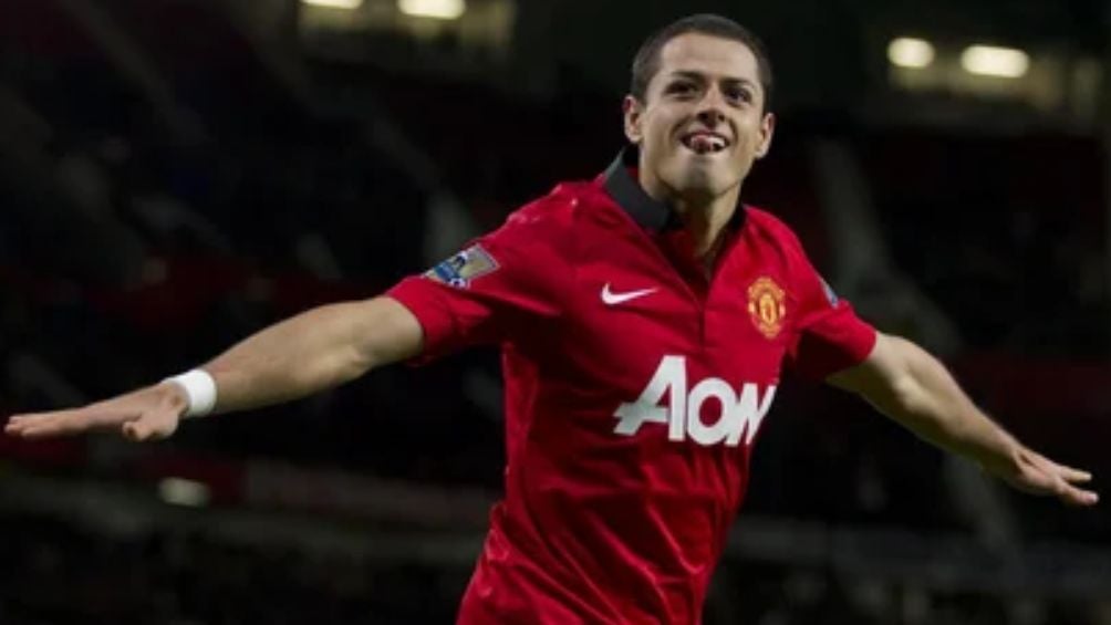 Chicharito con el Man United