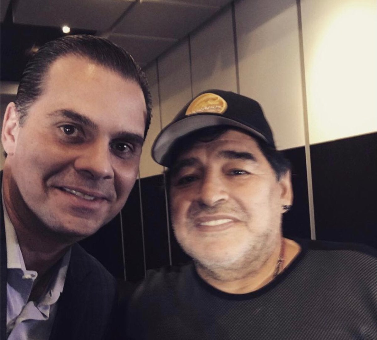 Martinoli y Maradona 