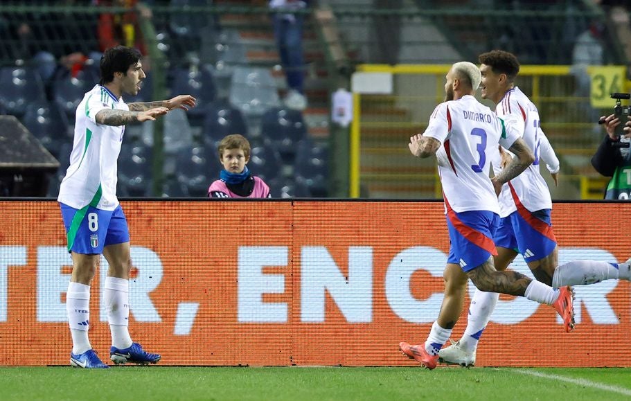 Italia venció 1-0 a Bélgica en la Nations League