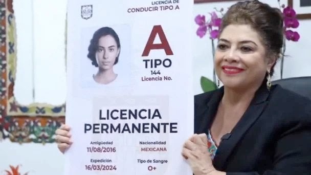 La Jefa de Gobierno, Clara Brugada, lanzó de nuevo la Licencia de Conducir Permanente.