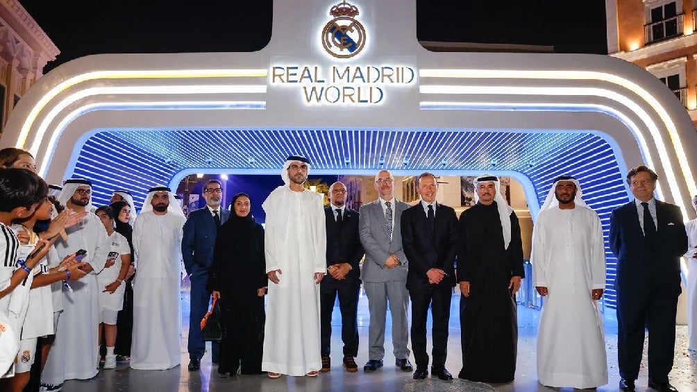 ¡Disneyland pero para merengues! Inauguran parque temático del Real Madrid en Dubái 