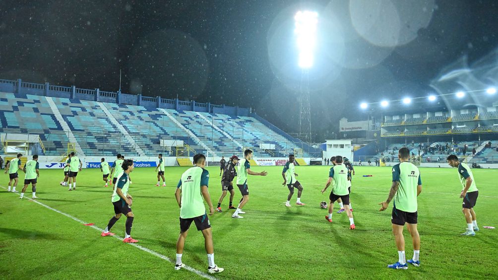 Selección Mexicana entrenando en Honduras