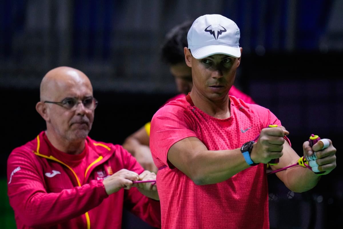 Nadal está preparándose para su último torneo como profesional 