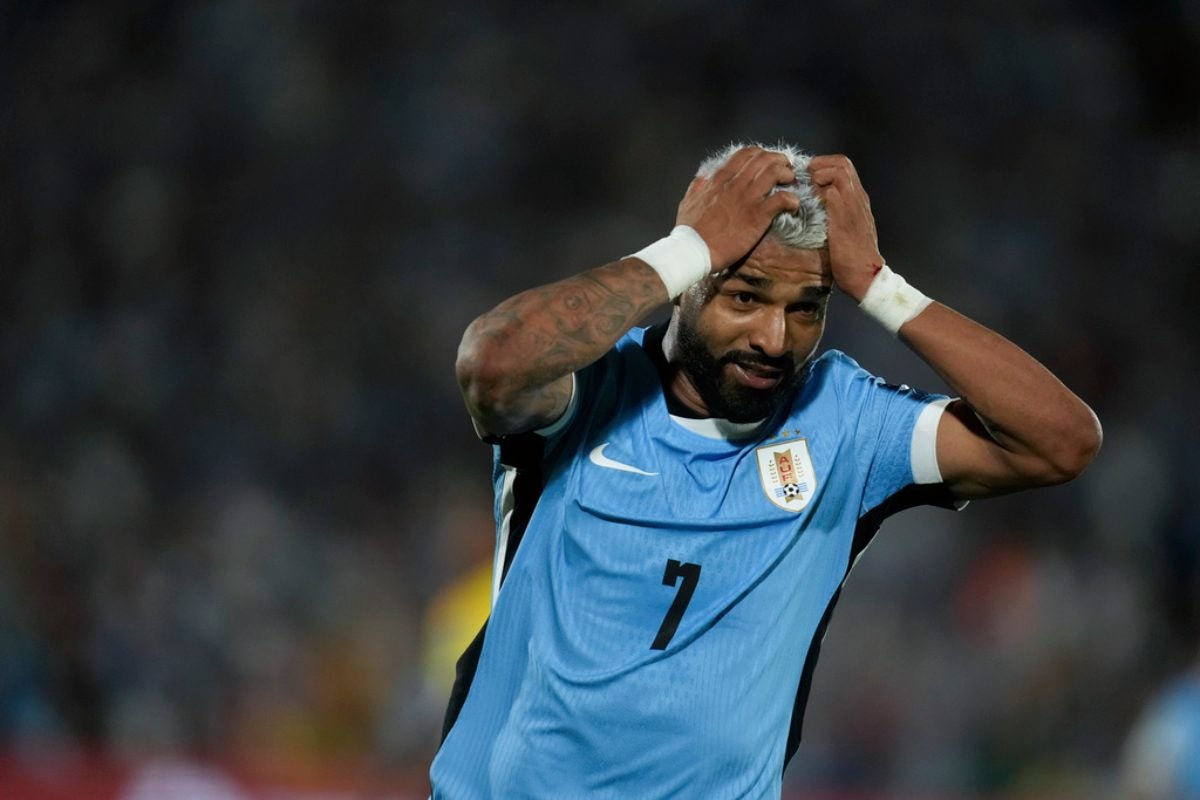 Aguirre marcó gol con la Selección de Uruguay 