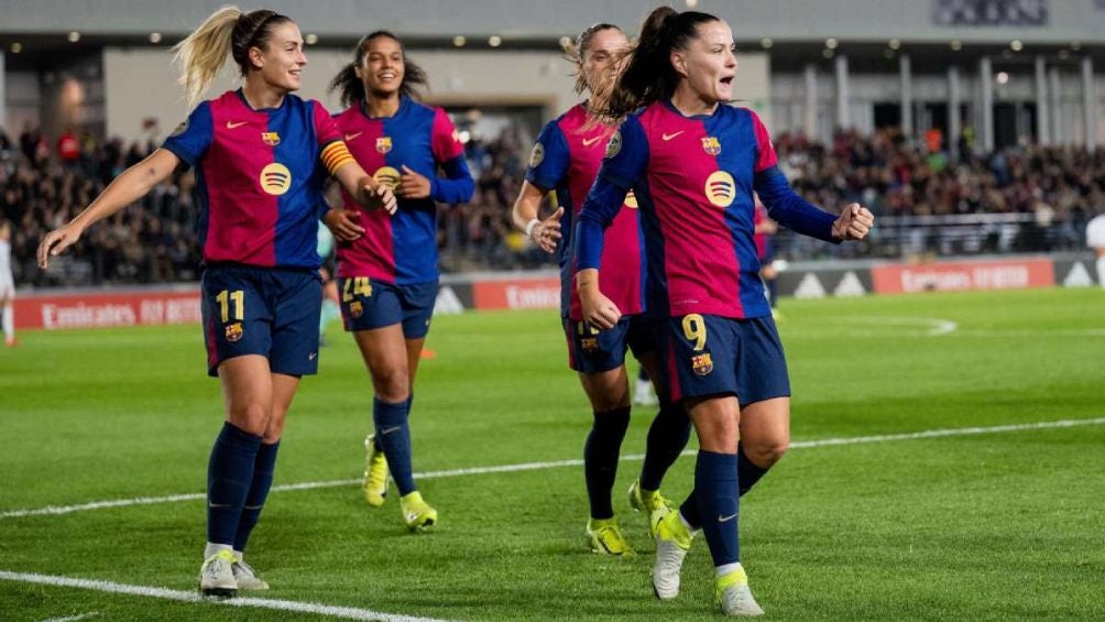 Barcelona se impuso 0-4 a Real Madrid Femenil