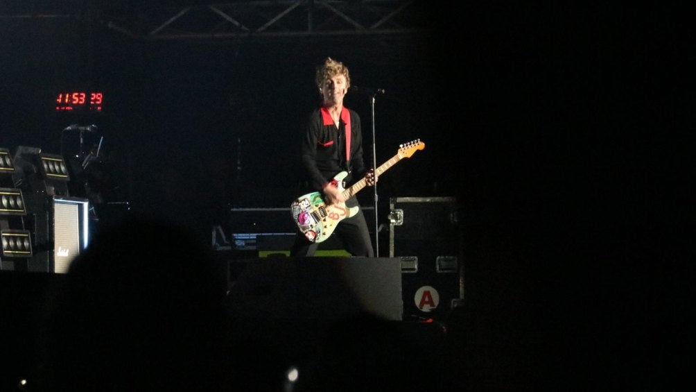 Billy Joe durante presentación en el Corona Capital