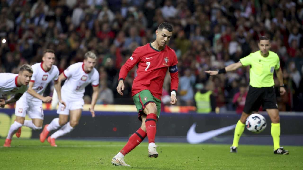 Cristiano Ronaldo ante Polonia 