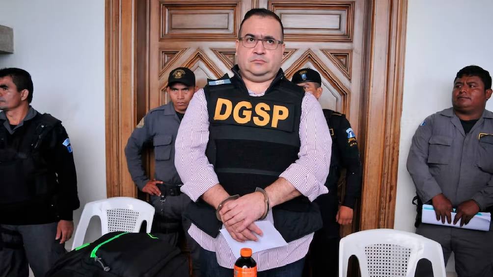 Javier Duarte, exgobernador de Veracruz, fue arrestado en 2017 por desviar más de 3 mil millones de pesos.