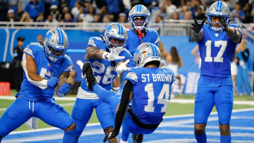 ¡Kame Hame Ha! El espectacular festejo de Detroit Lions en la NFL