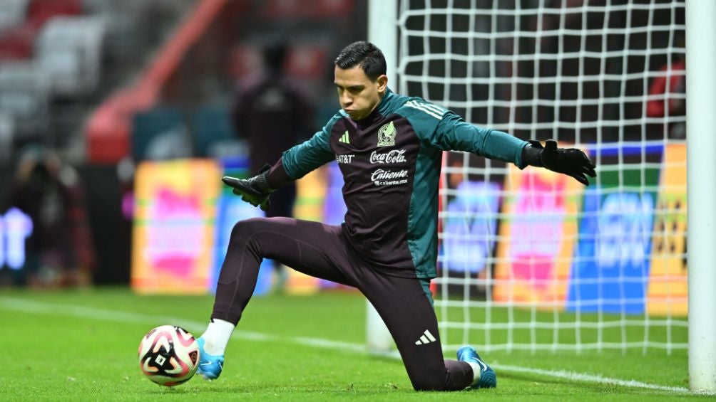 Malagón durante el entrenamiento en Toluca