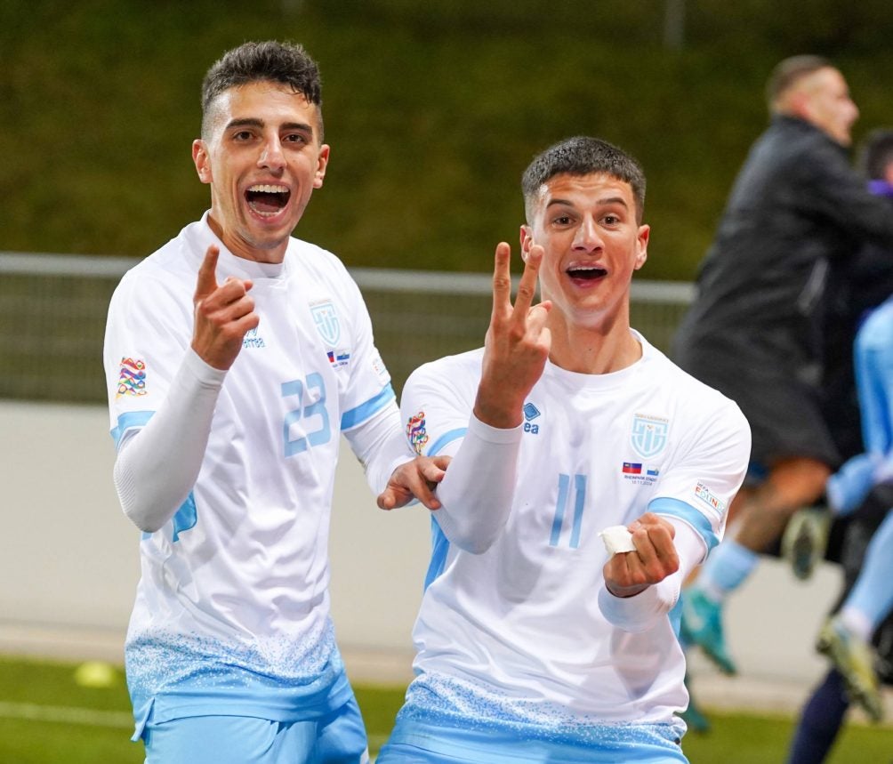 San Marino anota tres goles por primera vez en la historia