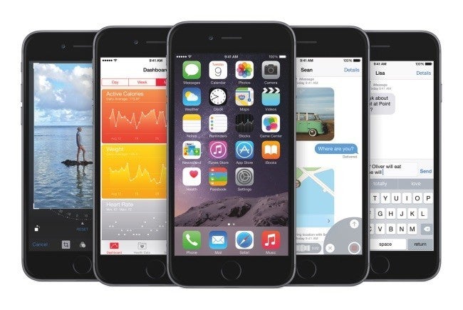 Dispositivos iPhone con iOS 8