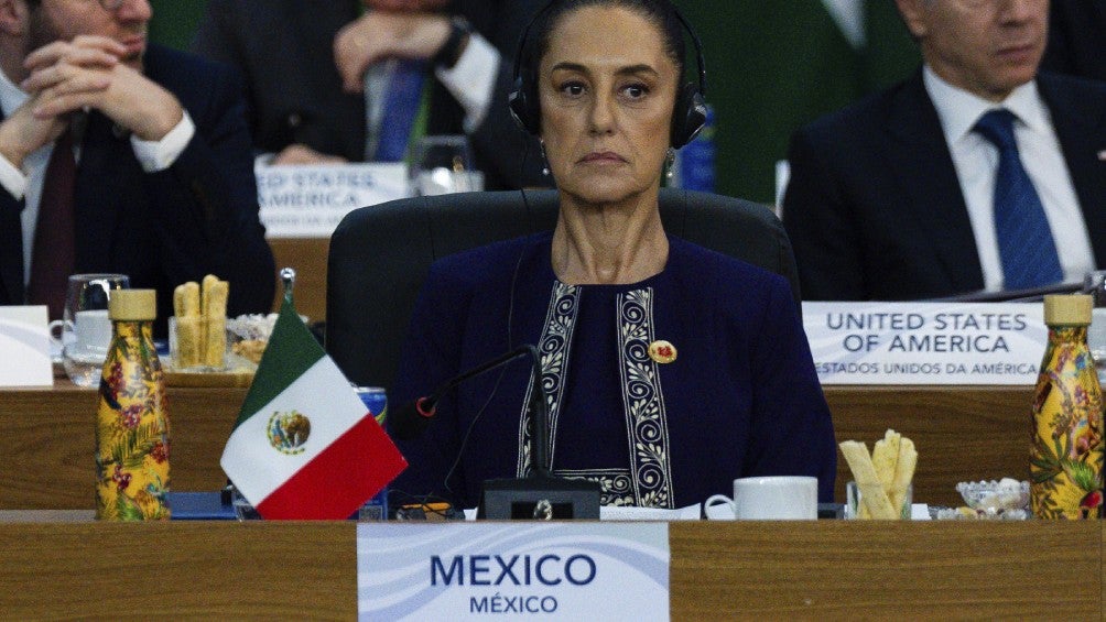 Claudia Sheinbaum en la G20 en Rio Janeiro 