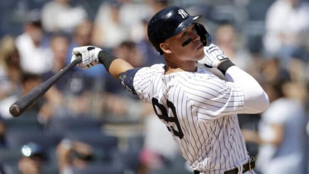 Aaron Judge en un turno al bat