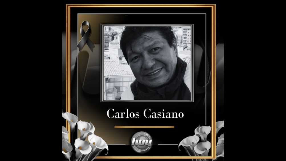 Mediante redes sociales se dio a conocer la muerte del floor manager Carlos Casiano. 