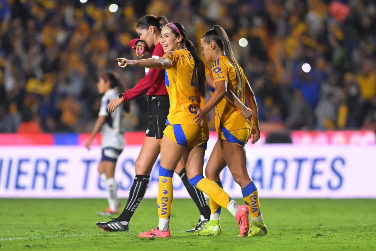 Greta Espinoza hizo el gol en el partido de ida 