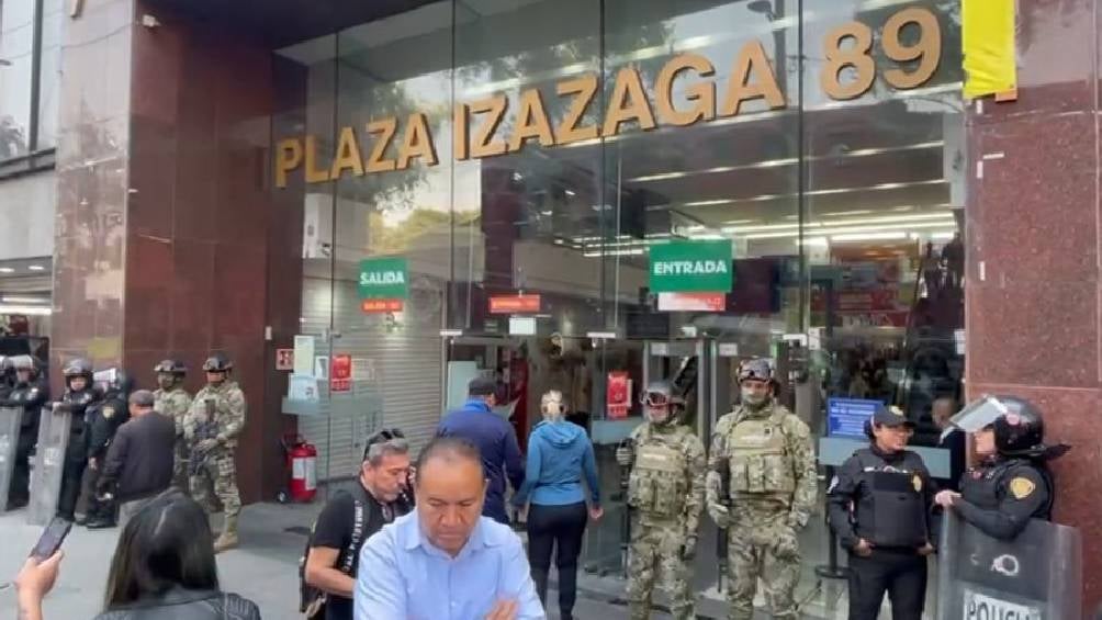 Se busca aplicar la la extinción de dominio en este edificio para ya se pueda vender mercancía. 