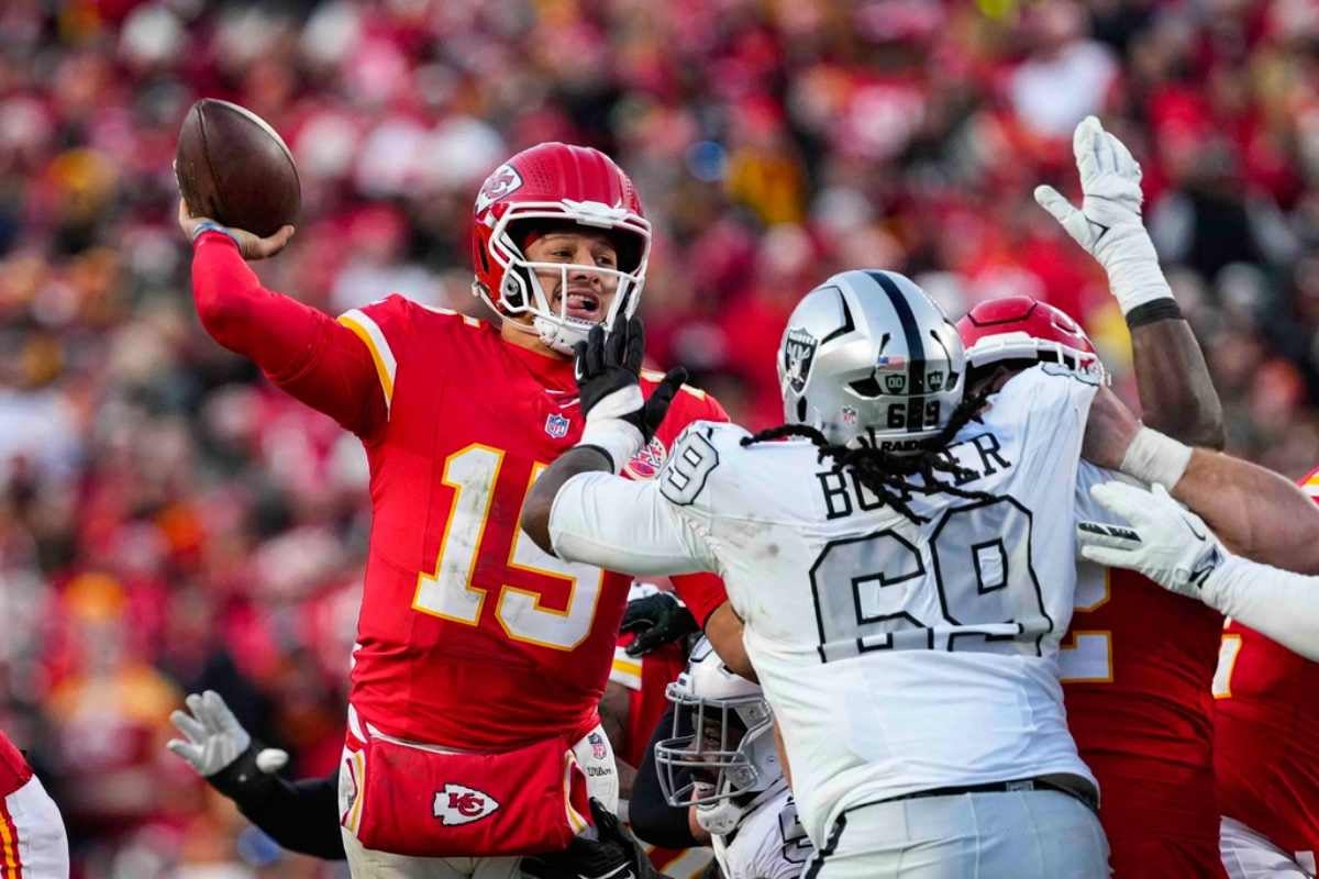 Mahomes impuso una nueva marca en el juego 