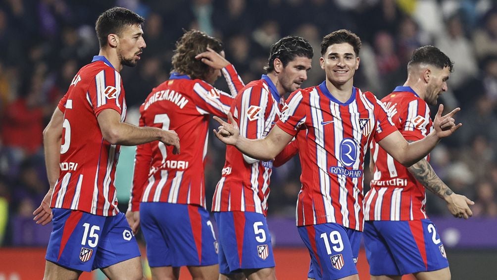 Atlético de Madrid golea al Valladolid y se mete en la pelea por el liderato de LaLiga