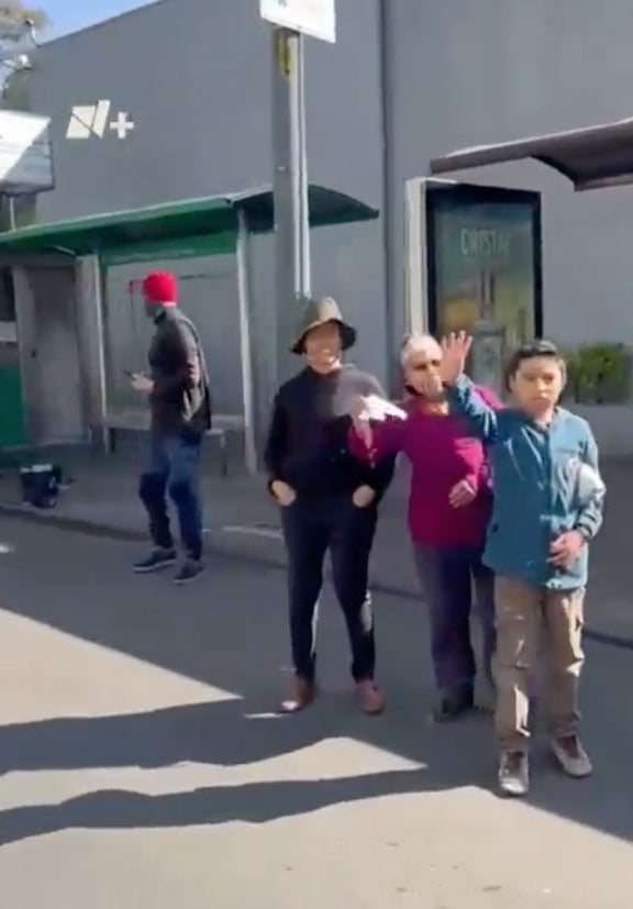 En las calles se sintió el cariño de las personas.