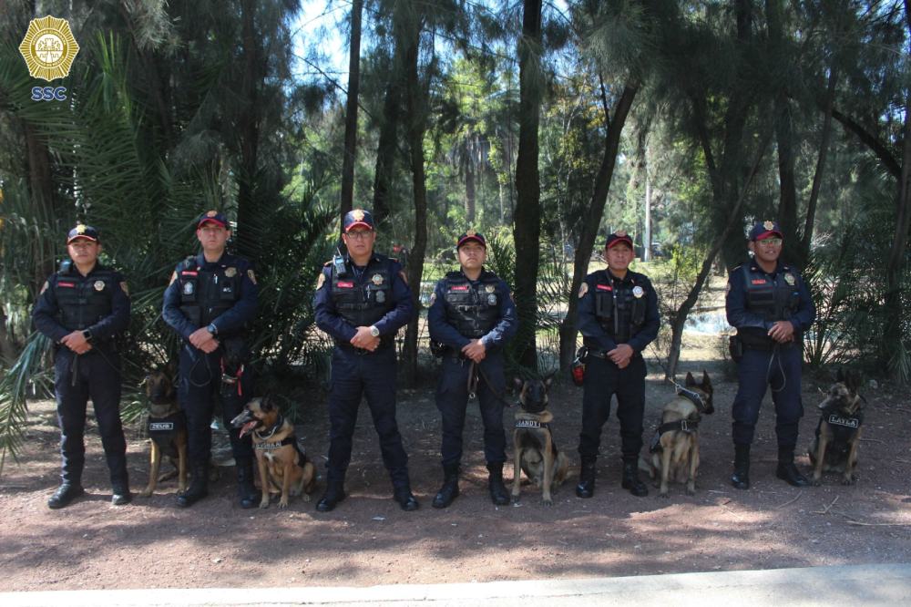 Los policías contarán con el apoyo de caninos especializados.