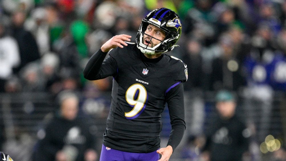 Justin Tucker falló dos goles de campo y un punto extra