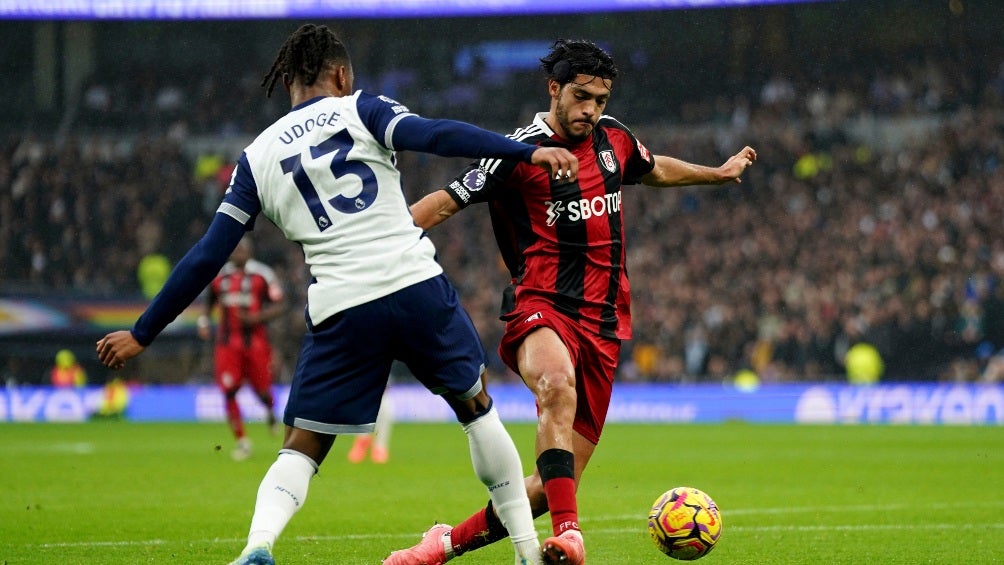 Fulham rescata el empate en su visita ante Tottenham; Raúl Jiménez jugó 78 minutos 