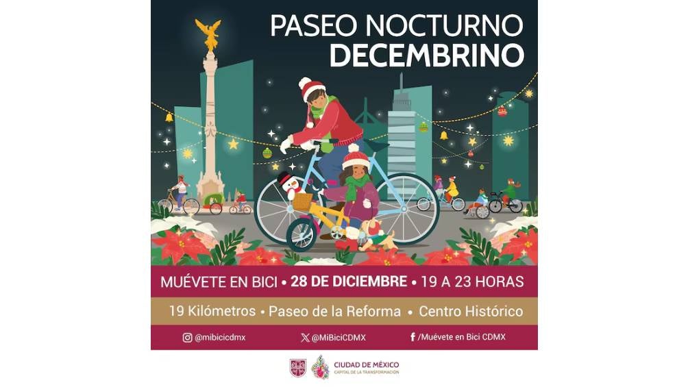 Semovi invita al último Paseo Nocturno del 2024. 