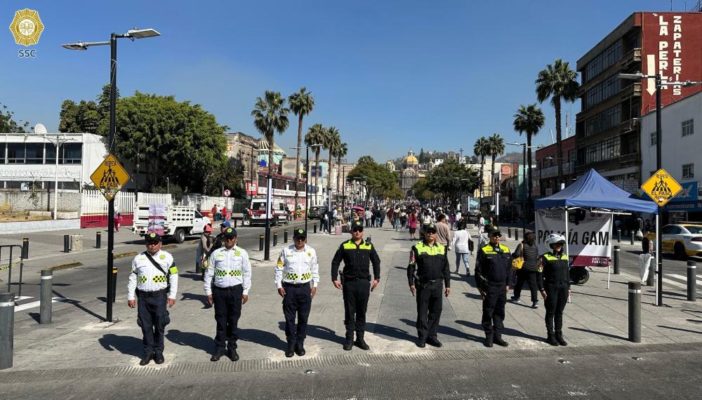 La policía capitalina resguardará la seguridad de los peregrinos.