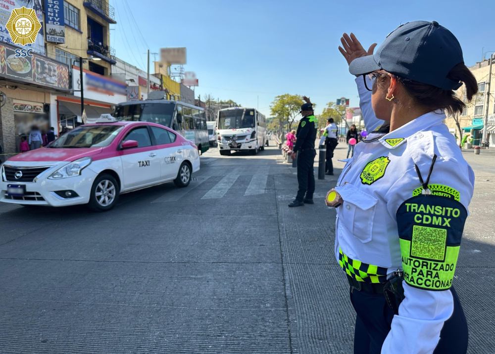 Los cortes viales estarán presentes para mayor seguridad de los visitantes.