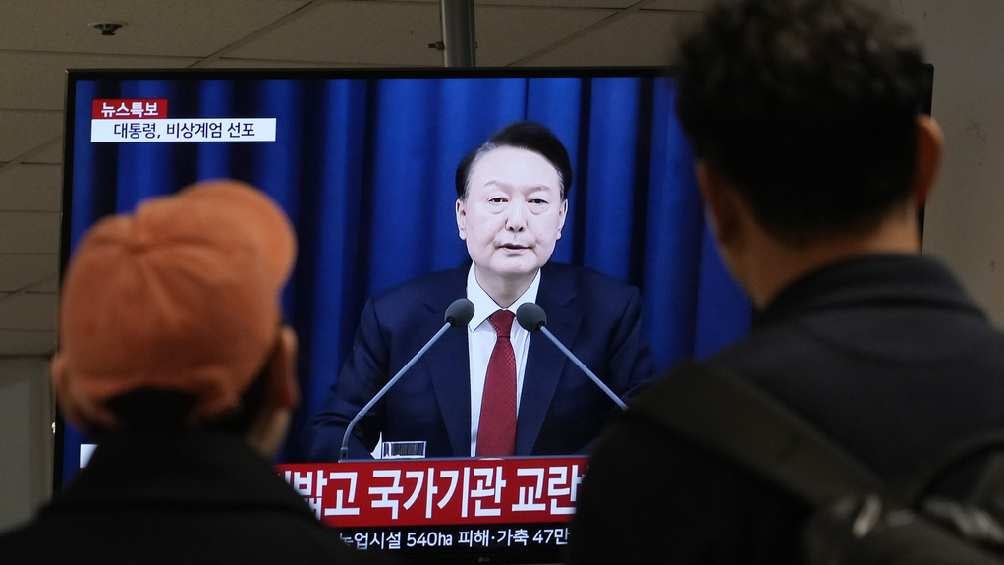 Presidente de Corea del Sur, Yoon Suk Yeol, declara ley marcial en el país 