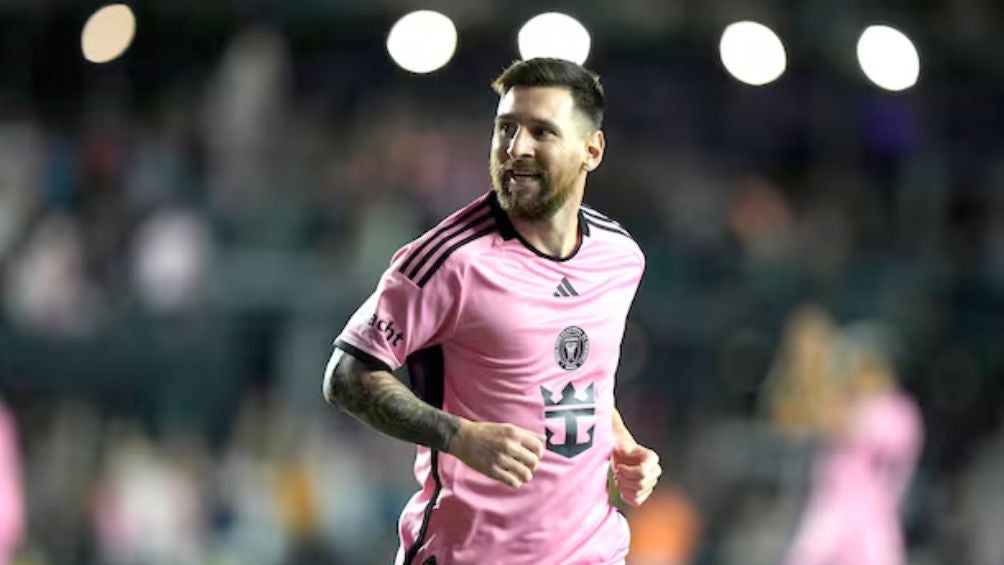 Messi celebra un gol con el Inter Miami