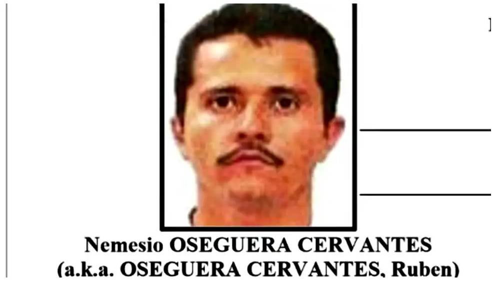 EE. UU aumenta a 15 mdd la recompensa por 'El Mencho', líder del CJNG