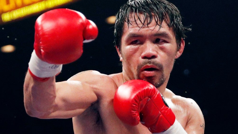 Manny Pacquiao durante una pelea